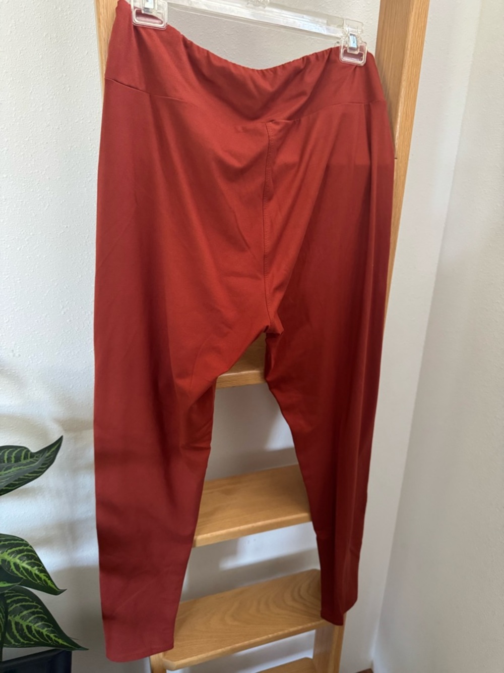 EUC TC Tall & Curvy LuLaRoe Solid Deep Rust Buttery Soft Leggings - Picture 5 of 9